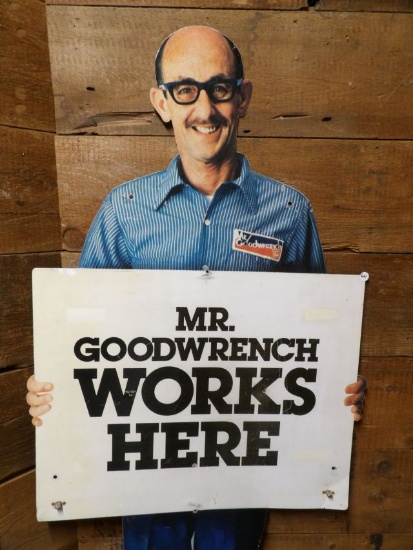 Mr. Goodwrench Die-Cut Alum. Sign