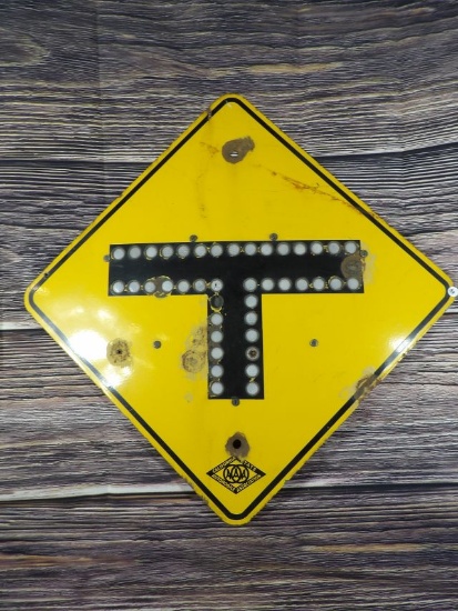 California State Automobile Association Road Sign