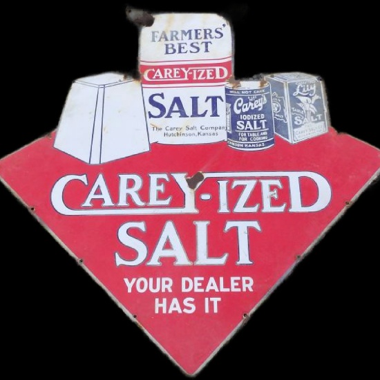 Farmers Best Carey-ized Salt Porc. Sign