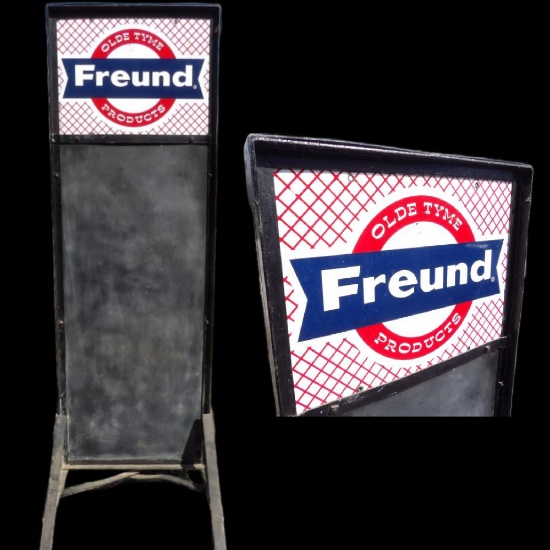 Freund Olde Tyme Products Porc., Menu/Chalkboard