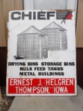 Chief Grain Bin Storage Sign