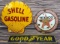 LOT (3) Porc. Signs - Texaco-Shell-Goodyear