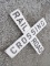 RR Crossbuck Cat Eye Sign
