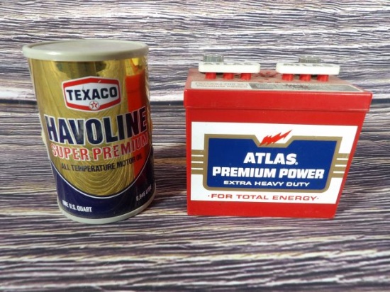 Atlas Battery & Texaco Radios