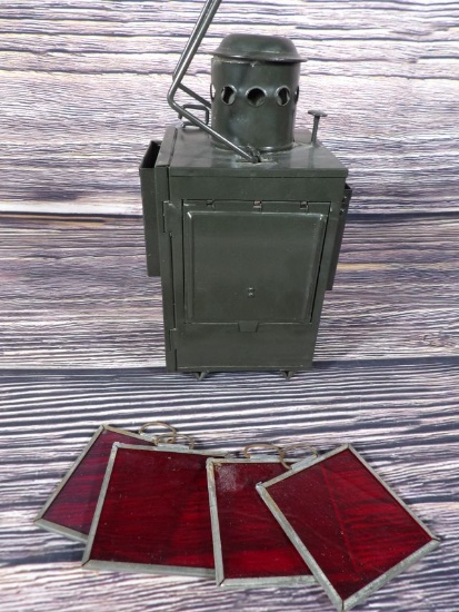 Military Road Signal Lantern - N.O.S.