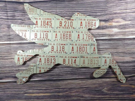Texas License Plate Pegasus - Mobil