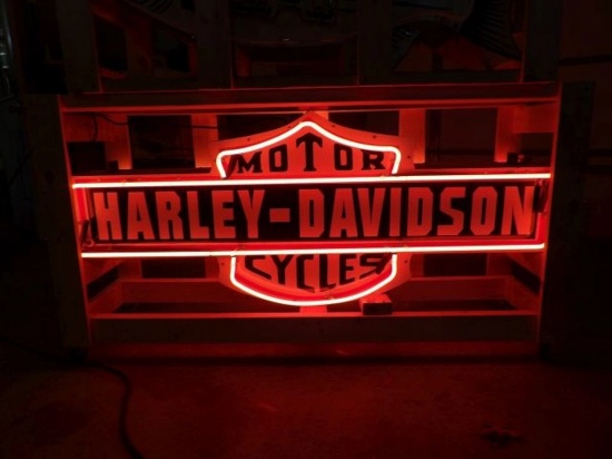 Harley Davidson Custom Neon Sign