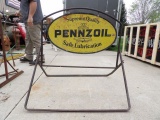 Pennzoil Safe Lubrication Curb Sign