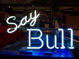 Say Bull Neon Sign