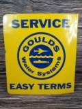 Goulds Water Systems Service Flange Sign