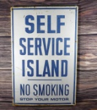 Gas Station Island Sign