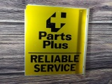 Parts Plus Store Flange Sign