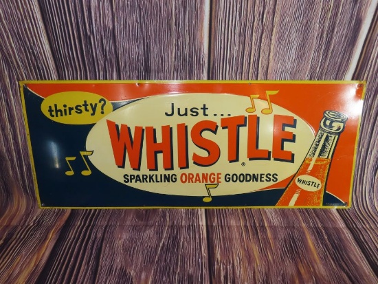 Whistle Orange Soda Sign | Online Auctions | Proxibid
