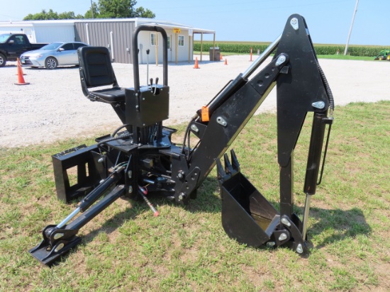 Agt Skid Steer Quick Attach Backhoe