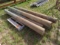 (6) Wooden Fence Corner Posts