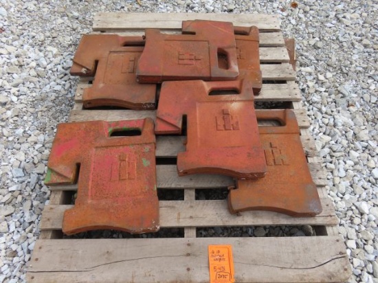 (6) IH Suitcase Weights