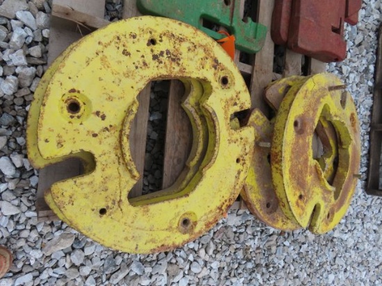 (4) John Deere Wheel Weights