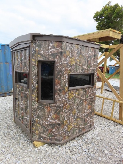 Amish Built Hunting Blind with Tower
