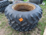 (2) 16.9 - 38 Tires