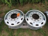 (2) 11 x 24.5 Alum. Wheels