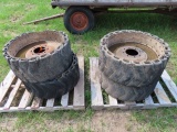 (4) Air Boss Skid Steer Tires