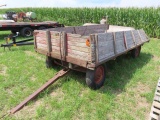 Wooden Wagon with Hoist