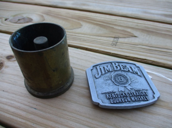 Jim Beam Belt Buckle and 40mm MK2 Shell