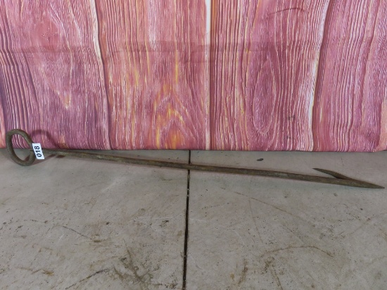 Large Blacksmith Made Fire Poker