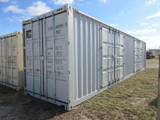 40' 3 Door Shipping Container