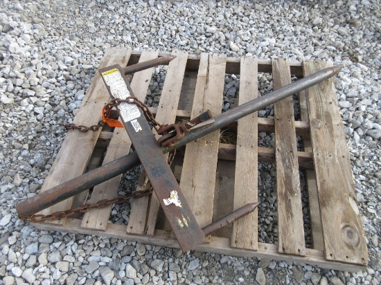 Farm Star Bucket Mount Bale Spear