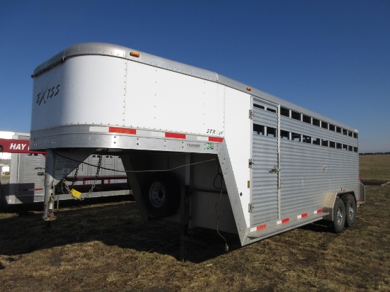 2008 Exiss STK/20 Livestock Trailer