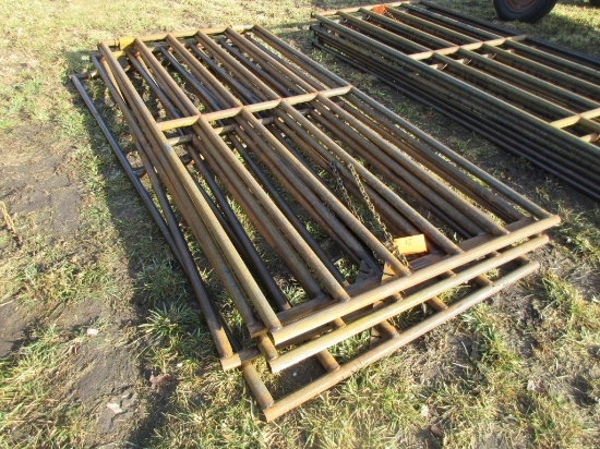 (5) 10' Weld On Swing Gates