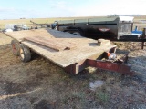 1981 8'x16' Tandem Axle Trailer