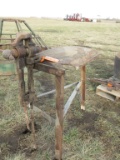 Post Vise on Stand
