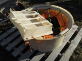 Hanging Feeders and Water Tank