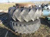 Clamp on Duals with Tires