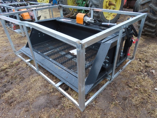 Wolverine Quick Attach Skid Steer Screening Bucket