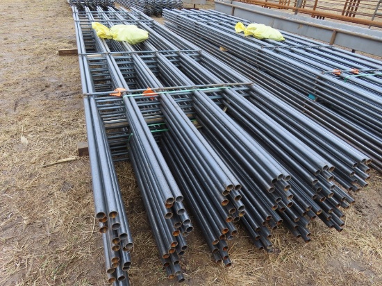 Lot of (10) 20' Continuous Fence Sections