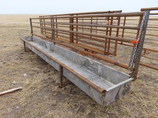 20' Fence Line Feed Bunk