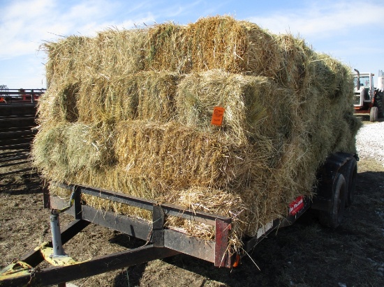 (83) Square Mixed Grass Hay Bales