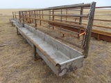 20'  Fence Line Feed Bunk