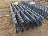 Lot of (10) 20' Continuous Fence Sections