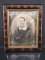 Early Victorian Photo with Butterfly Frame