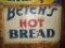 Beier's Hot Bread Sign