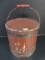 Early Primitive Painted Sugar Bucket
