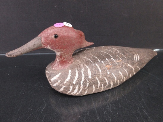 Early Hand Carved Wooden Duck Decoy