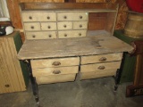12 Drawer Possum Belly Kitchen Cabinet