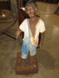 J.W. Fiske Black Americana Hitching Post