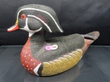 Leland Keith Wooden Duck Decoy