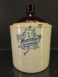1 gal Western Stoneware Decorated Jug